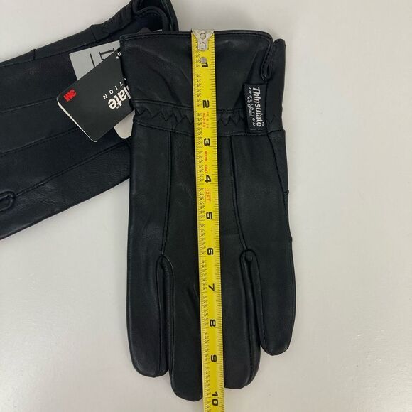 3M Thinsulate Insulation 40 Gram Men’s Black Genuine Leather Winter Gloves L/XL - Picture 6 of 7